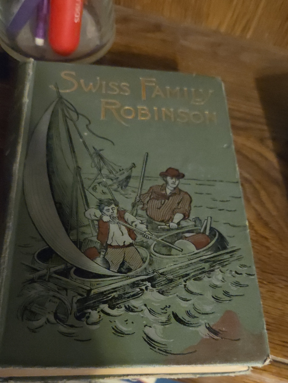 Swiss Family Robinson Classic Kids Book - Green
